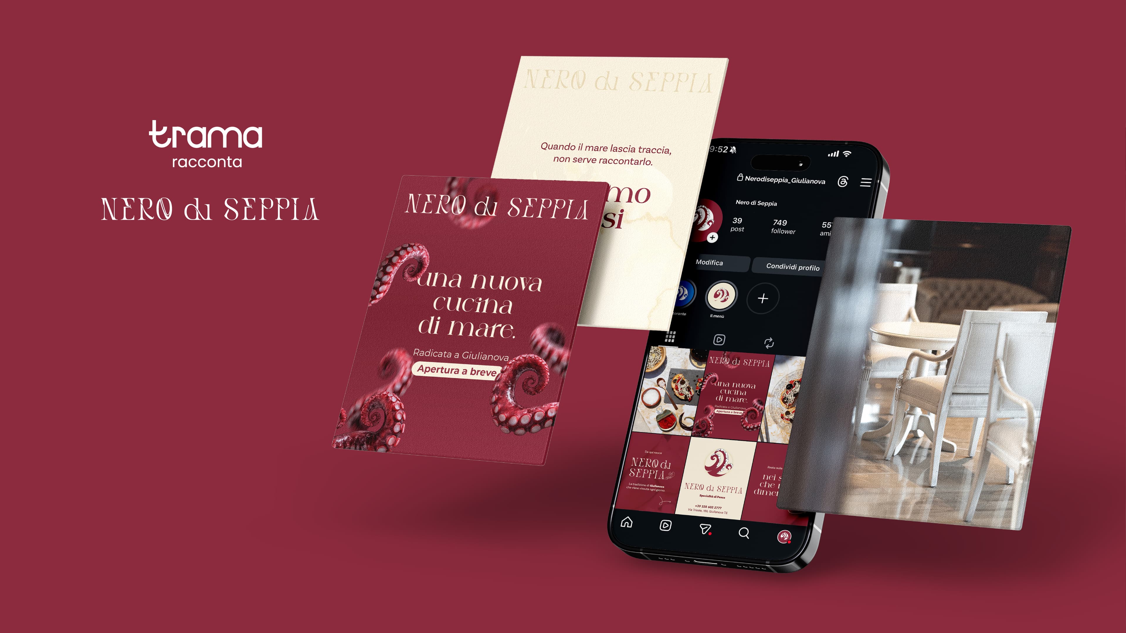 Nero di Seppia — brand identity / social
